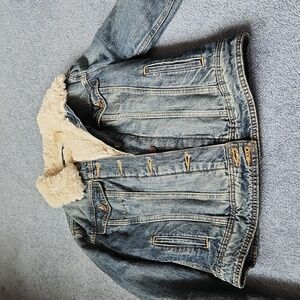 Levis shearling lined jacket worn twice